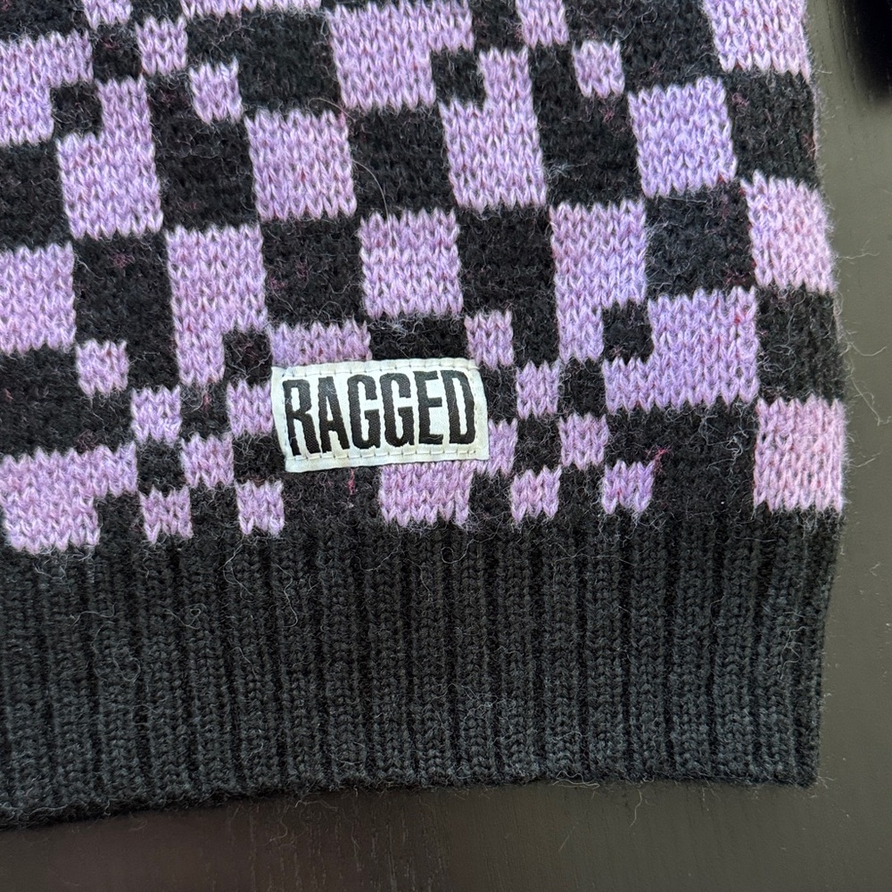 Nwt Ragged Priest Patchwork Houndstooth Checkerbo… - image 3